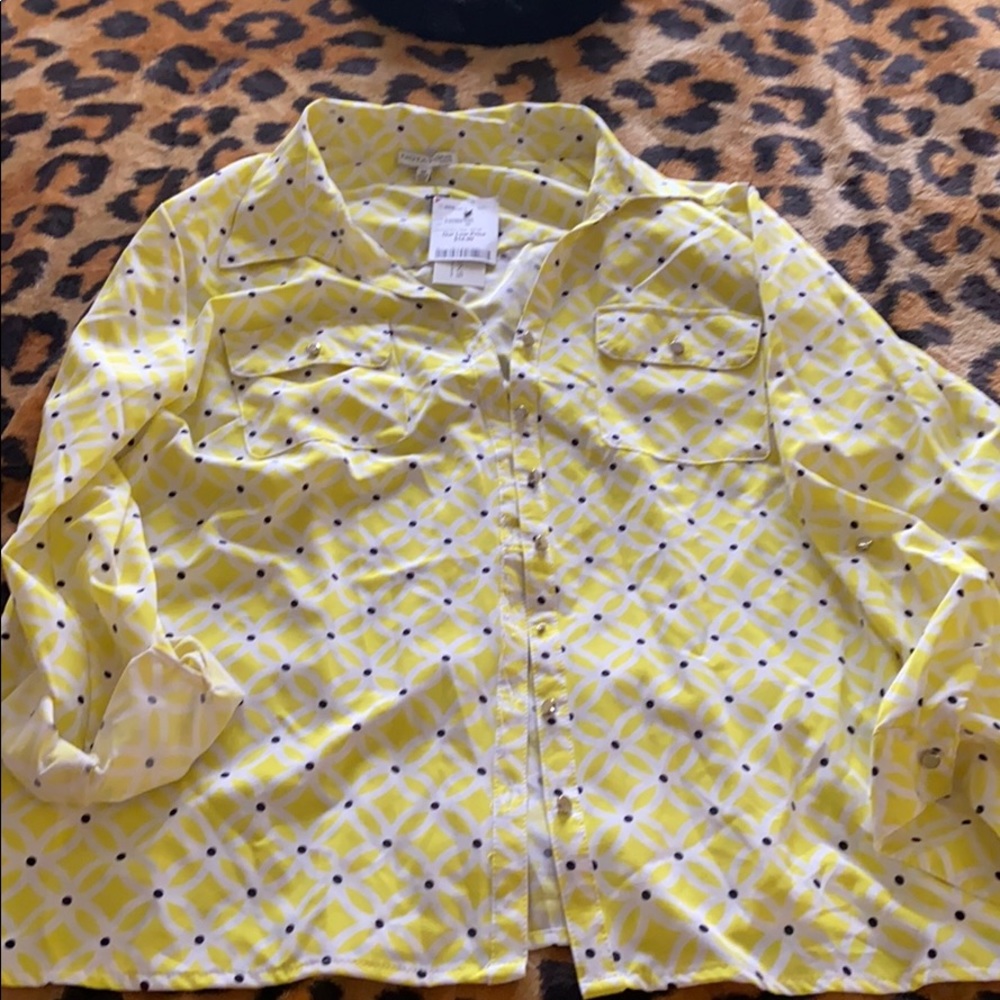 Button down blouse.